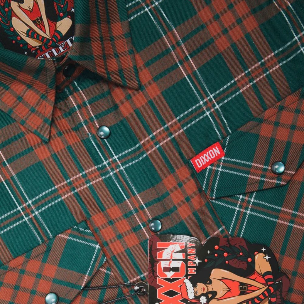 DIXXON Flannel MISTLETOE Men's Flannel Shirt XL - Picture 2 of 12